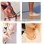 Boho Natural Conch Shell Barefoot Sandals Beach Wear Ankle Bracelet Chain Anklet