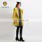 Golden Supplier Low Price Women Hoodie Ski Yellow Long Coat