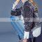 Reversible Wool Fabric Clothing New Arrival Pressed Pleat on Back Slivery Diamond Velvet Coat Designer Apparel China