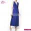 Pink Sleeveless Clothing Plus Size Printed Evening Dresses For Women