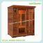 Health mate solid wood dry steam corner far infrared sauna room