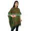 Indian Long Ponchos Poncho Plus Size Clothing Boho Gypsy One Size With Hood Women Ponchos Long Top Wool Blend Winter Sweater