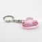 2017 wholesale wedding gifts crystals heart design key chain