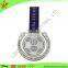 Hot sell custom desig paint gold plated 50th wedding anniversary souvenir medal