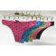 Yun Meng Ni Sexy Underwear Cute Dot Printed Girls G-string Soft Cotton T-back Ladies Thong