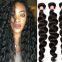 Malaysian Natural Black 12 Inch Front Multi Colored Lace Human Hair Wigs Loose Weave