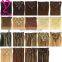 goddess remi human hair extensions/ brazilian remy hair extensions hot sale with cheap price