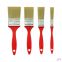 Paint Brush，PET，Solid Round Tappered,Polyerster/Nylon,Bristle, wooden,rubber handle