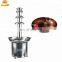 Stainless Steel Chocolate Spray Machine Chocolate Tempering Fountain Machine