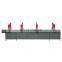 aluminum window door holes multi spindle drilling machine