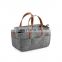New baby diaper felt bag all cotton lined fashionable mummy bags