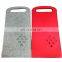 eco friendly Multifunctional single bottle felt bag wine