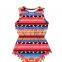 Baby Serape Pom Pom Rompers Bodysuit Fashion Baby Girl Onesie