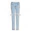 TWOTWINSTYLE Sexy High waist Patchwork Chains Hit Color Straight Vintage Jeans For Female