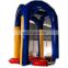 Outdoor movable air frame post inflatable bungee jumping trampoline for adults