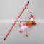 CHRISTMAS TIME!!!!!! 2018 Wholesale Manufacturers Catnip Wooden Wand Set Wand Cat Teaser Stick Toy Collection