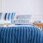 lightweight Striped pattern Comforter Set (Queen) with 2 Pillow Shams spread sheet Reversible Comforter