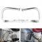 Motorcycle Chrome Rear Highway Crash Bar Saddlebag Rail Guard Bumper For Indian Chief Dark Horse