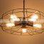 Colorful Chandelier With Ceiling Fan Crystal Pendant Lamp