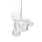 Modern Cear Bubbles Decorative Glass LED Hanging Pendant Light Chandelier
