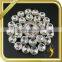 Costume jewelry brooches flower rhinestone hair brooches bling rhinestone brooches for sashes FB-072