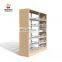 Steel book shelf school library shelf display book with good quality