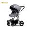 2020 fashion luxury stroller baby 3 in 1 pram with adjustable canopy