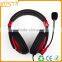 Cheap stereo good quality factory best price gaming headphones with bendable microphone