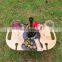 New  creative multi-functional  wooden wine rack outdoor dining wine table for picnic