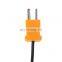 TP-02A 100mm K Type Thermocouple Steel Rod High Temperature Probe Temperature Sensor Measurement Liquid Probe Thermometer 1m