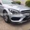C205 Carbon Fiber Front Spoiler for Mercedes C-Class W205 Sport C205 C43 AMG Coupe 2-Door 15-18
