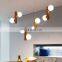 Creative personality simple solid wood magic beans pendant light for decorate