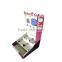 custom made cosmetic counter cardboard display watch display stand