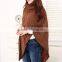 2016 ladies turtle neck women new model acrylic poncho