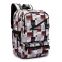 Newest Design Square Camouflage Backpack Popular Digital Printing Bag Sturdy Pocket Outdoor Waterproof Backpack CLG18-1197