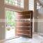 MODERN DESIGN mahogany wood teak wood entry door front door wood screen door with glass design