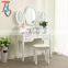 Modern Bedroom Customized Size Makeup Wooden Luxury Dresser Table