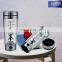 New Model Measuring Small Plastic Clear Shaker Milk Powder Portable Coffee Auto Mixing Cup