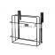 Multi-function Kitchen Supplies Storage Punch-free Wall-mounted Cutting Board Towel Metal Rack Organizer