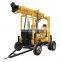 XYX-3 Hard rock water well drilling rig machine on the trailer / rocks drill machine