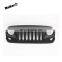 Maiker Black Front  Grille for Jeep Wrangler JK 07+ Car Accessories ABS Mesh Grille