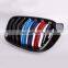 Three color M style bumper grill for BMW X series F25 F26 doul slat line kindly grill for BMW X3 X4 2014-2017