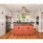 New design modern u shaped oak two tone with island latest kitchen sink base unit cabinet