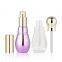 30ml bowling liquid foundation bottle, stock stock stock essence glass bottle, 30ml bulb shaped perfume spray bottle