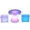 bar stools and tables led cube seating plastic club furniture led cube chair lighting up furniture