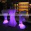 plastic led cocktail bar table breakfast bar table mini home coffee bar table