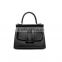 PU leather lady fashion handbag newest pictures women fashion clear tote bag