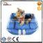 soft polyester plush round bed