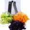 3-in-1 Tri-blade vegetable fruit spiral slicer cutter chopper dicer shred