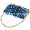 women diamond jean fabric handbag shoulder bag